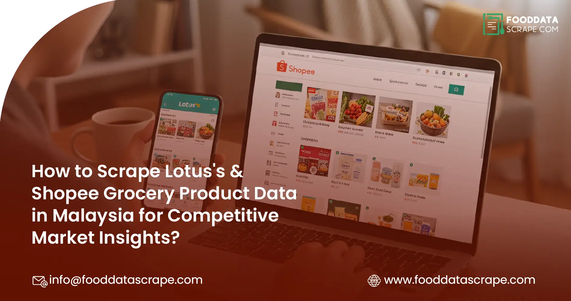 How to Scrape Lotus's & Shopee Grocery Product Data in Malaysia for Competitive Market Insights?